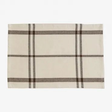 Katoenen Placemat Ducase Beige – Crème - Sklum