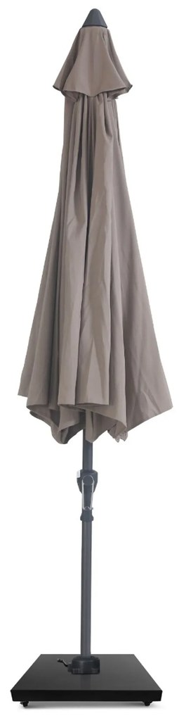 Camello Valerio Stokparasol M (excl. Voet) Aluminium Taupe