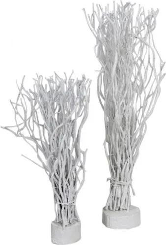 Bosje decoratietakken wit op voet +/- 65 cm