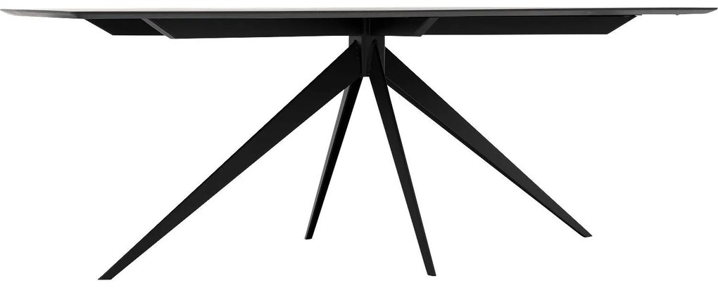 Goossens Excellent Eettafel Uniek, Semi rechthoekig 200 x 100 cm