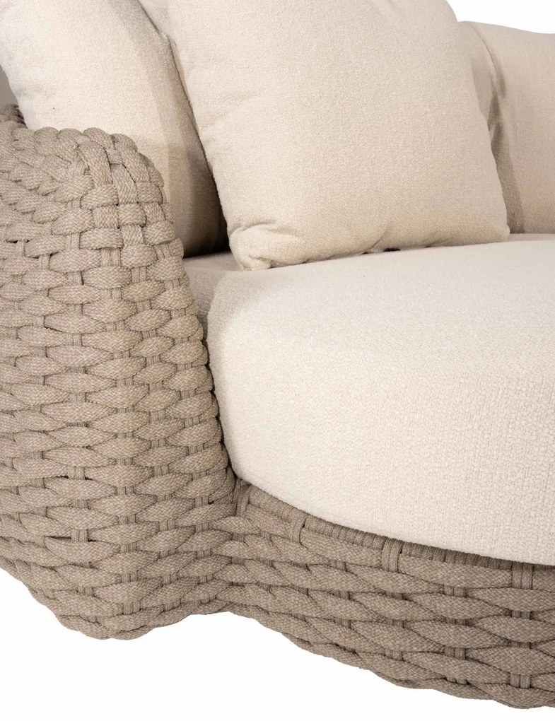 4 Seasons Outdoor Maxime chaise loungebank terre LoungebankLoungeset   bruin weerbestendig