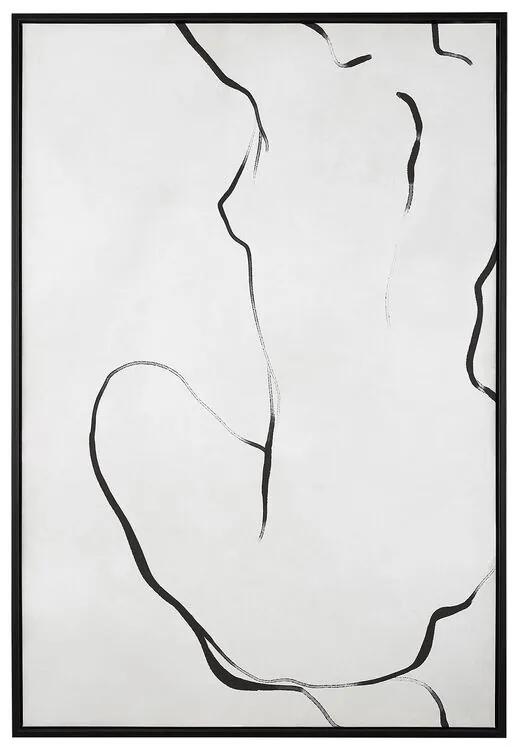 Wanddecoratie zwart wit 63 x 93 cm MARANGO Beliani