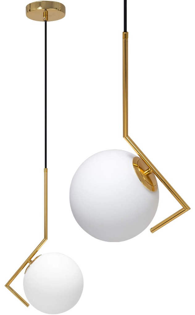 Moderne hangende gouden glazen plafondlamp APP429-1CP