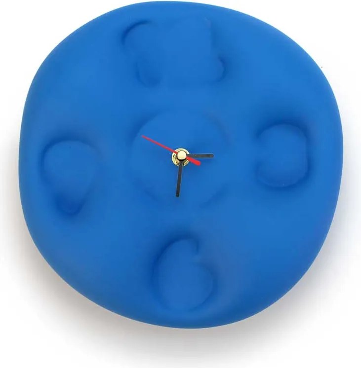 Teun Zwets - Bubble Clock Blauw