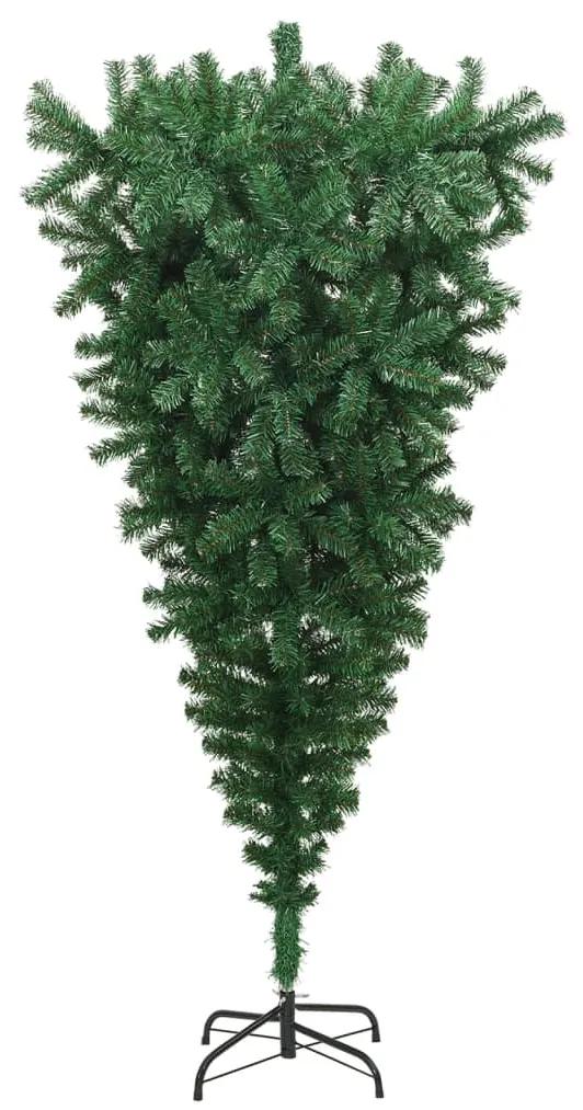 vidaXL Kunstkerstboom omgekeerd met standaard 240 cm groen
