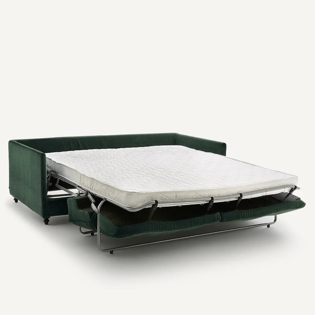 Omvormbare 3-zits fluwelen zetel, Lazare