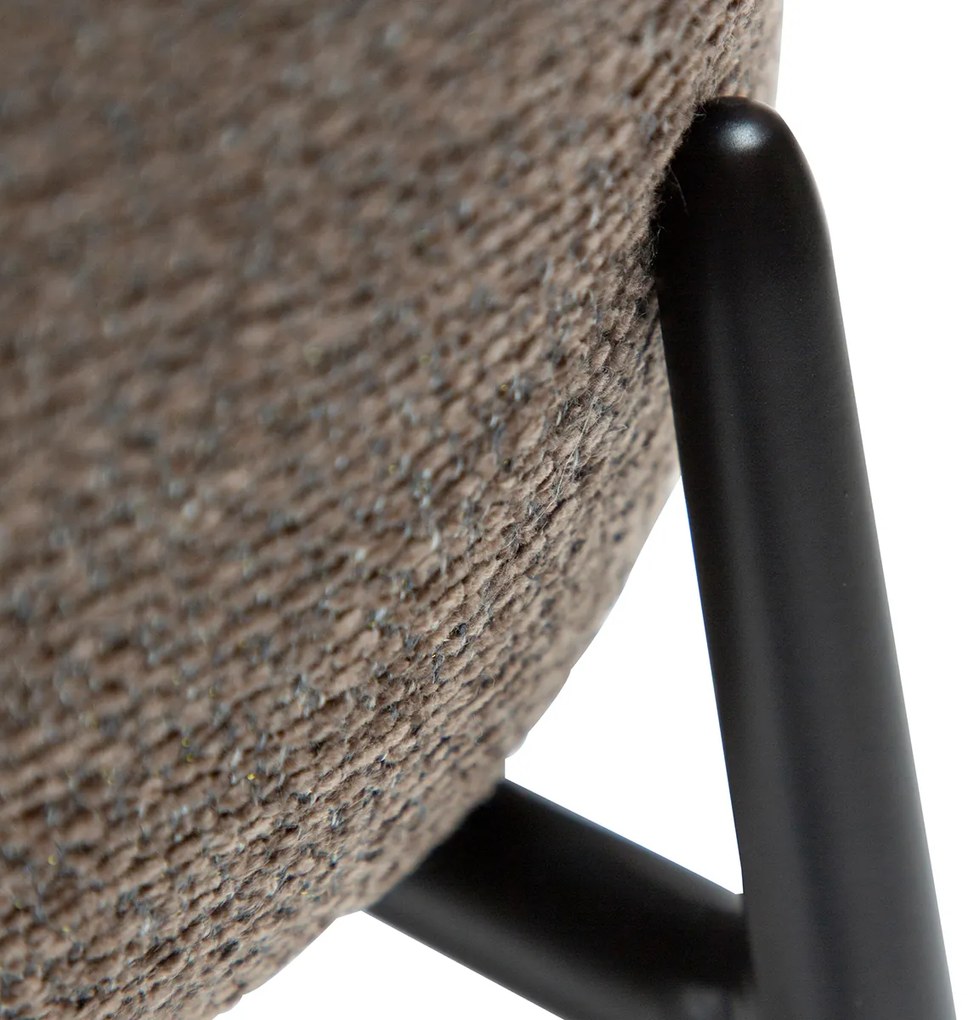 Dan-Form Glory Luxe Eetkamerstoel Bruin Boucle