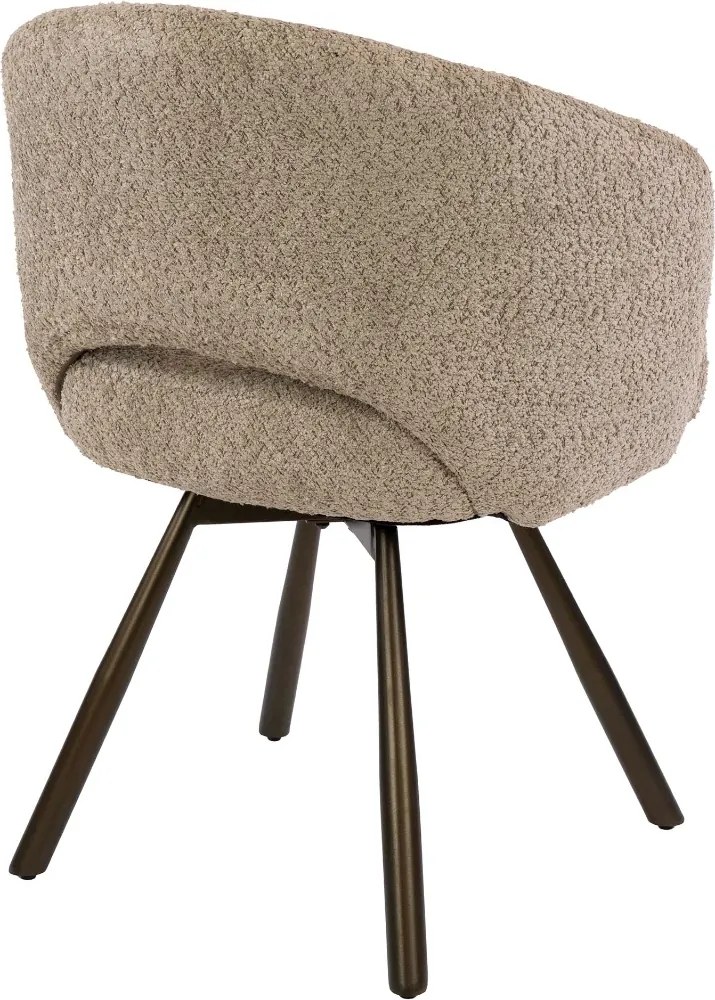 Draaibare Eetkamerstoel Boucle