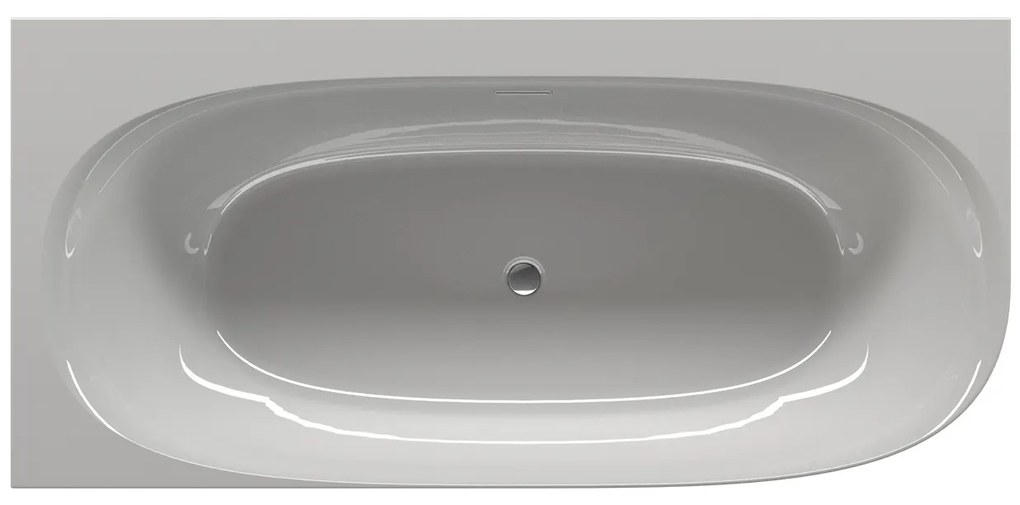 Sanigoods Masala hoekbad rechts 170x80cm wit glans