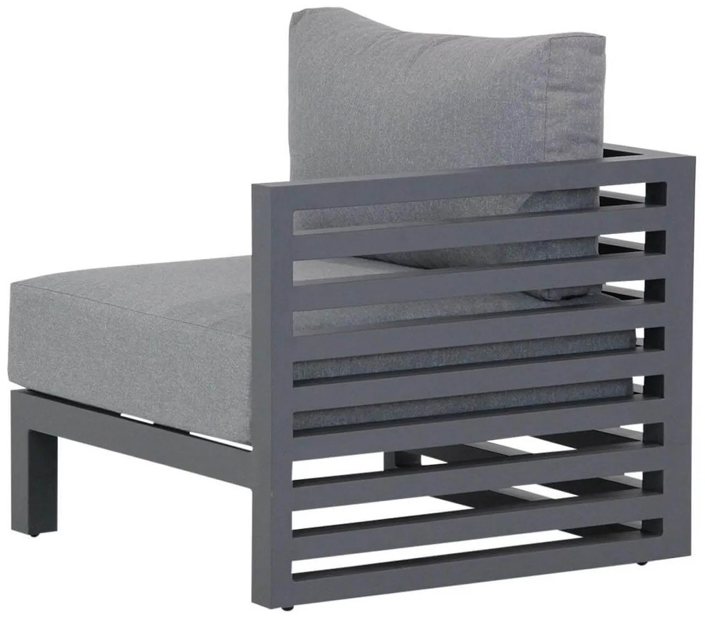 Santika Furniture Santika Jaya Eind Module - Quick Dry Foam Aluminium Grijs
