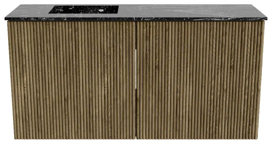 Mondiaz Joya DLux 80cm toiletmeubel dusk met wastafel faye links zonder kraangat lava