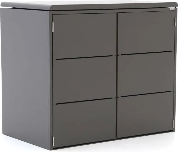 Tuin opbergbox Kees Smit  | Waterdicht | Kussenbox | Staal | Grijs - Antraciet | 134x81cm | Kees Smit Tuinmeubelen