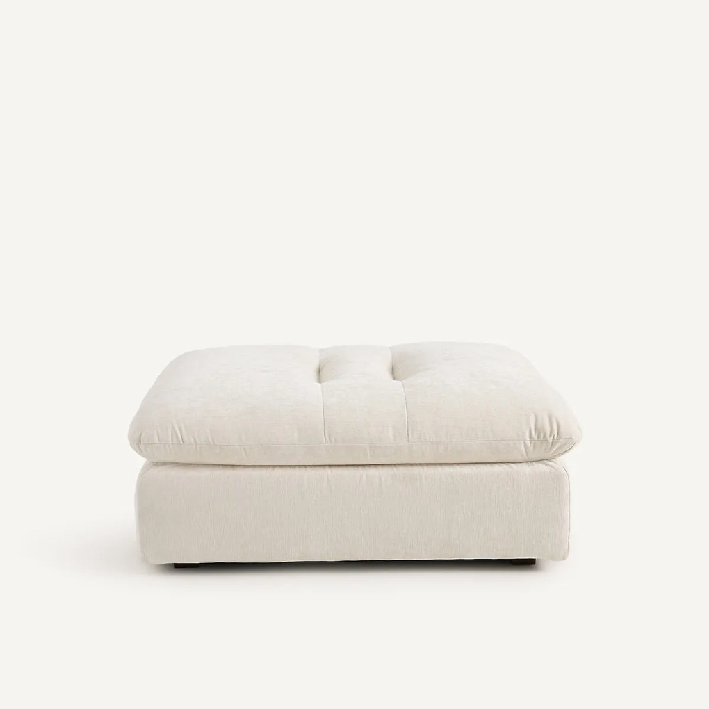 Verstelbare voetsteun van chenillefluweel, Giuliano