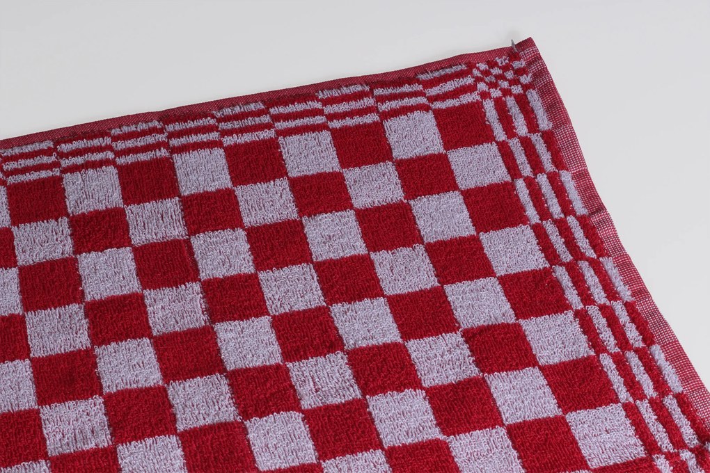 Keukendoek ruit – 6 stuks – 50×50 –rood