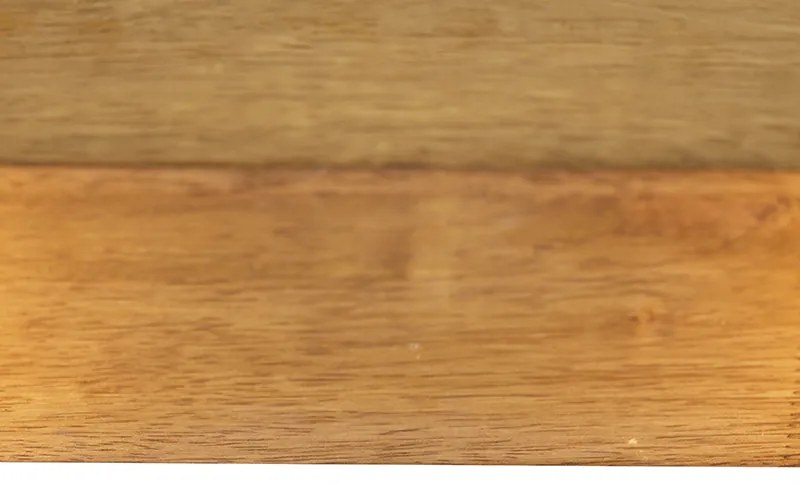 Landelijke plafondspot vintage hout 2-lichts - Bloc