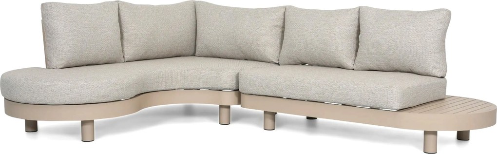 Loungeset tuin 10 personen Aluminium Zand/Beige  Lifestyle Garden Furniture Organio/Elanio