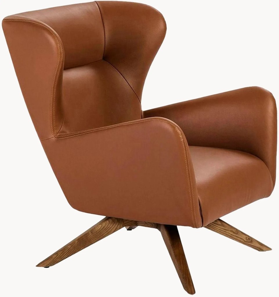 Kunstleren draaibare oorfauteuil Francisco