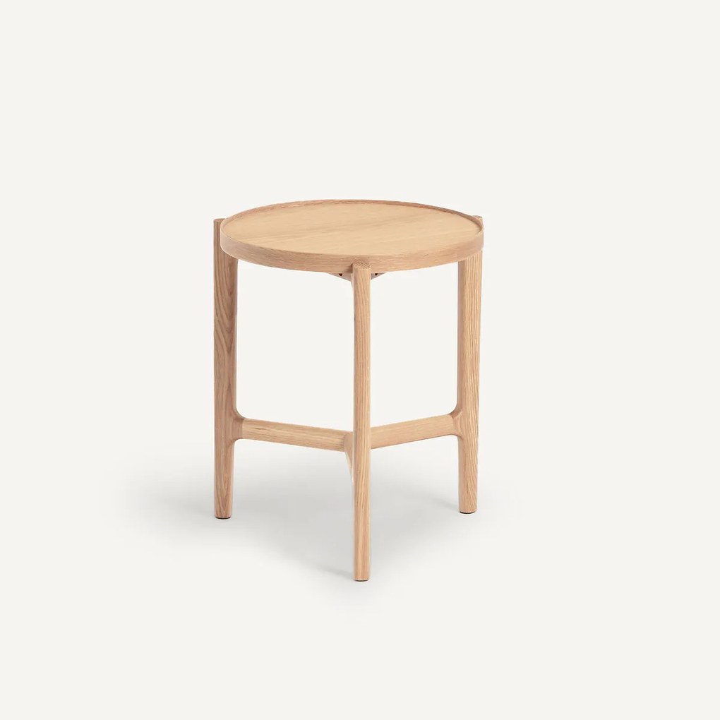 Bijzettafel van eiken en fineer, Alyasa