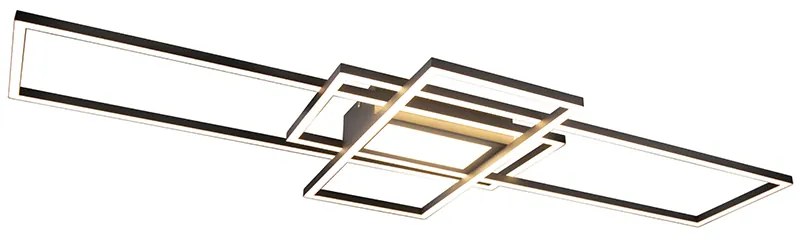 Plafonnière antraciet incl. LED, afstandsbediening - Riha Design Binnenverlichting Lamp