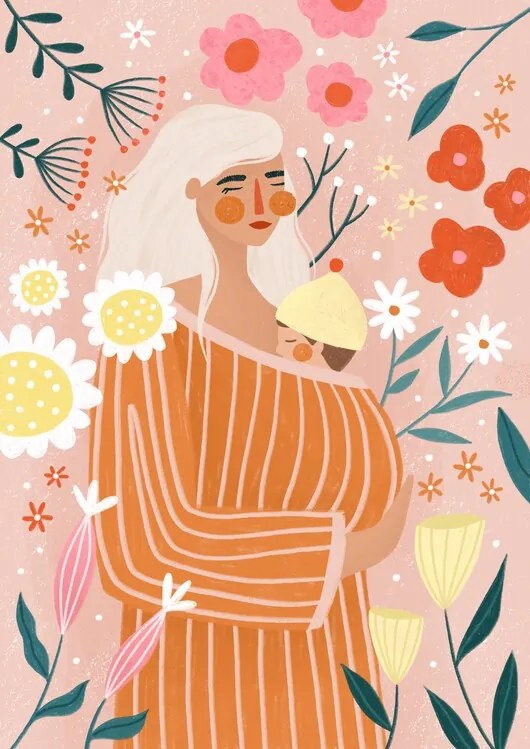 Ilustratie Spring Mum, Bea Muller