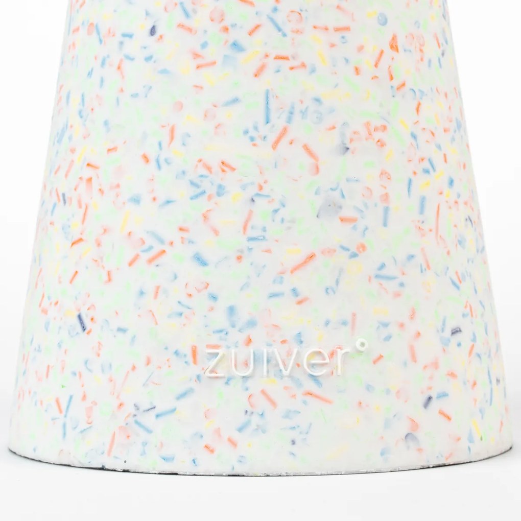 Zuiver Victoria Recycled Terrazzo Bijzettafel Medium - 40 X 40cm.