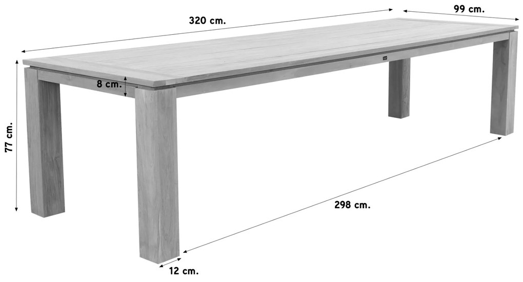 Hartman Sophie Element Terra/Rome brown 320 cm. tuinset - 9-delig