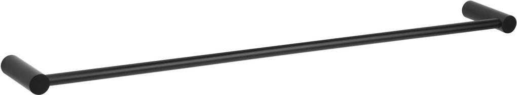 Black Handdoekhouder 60x6x2,2 cm Mat Zwart