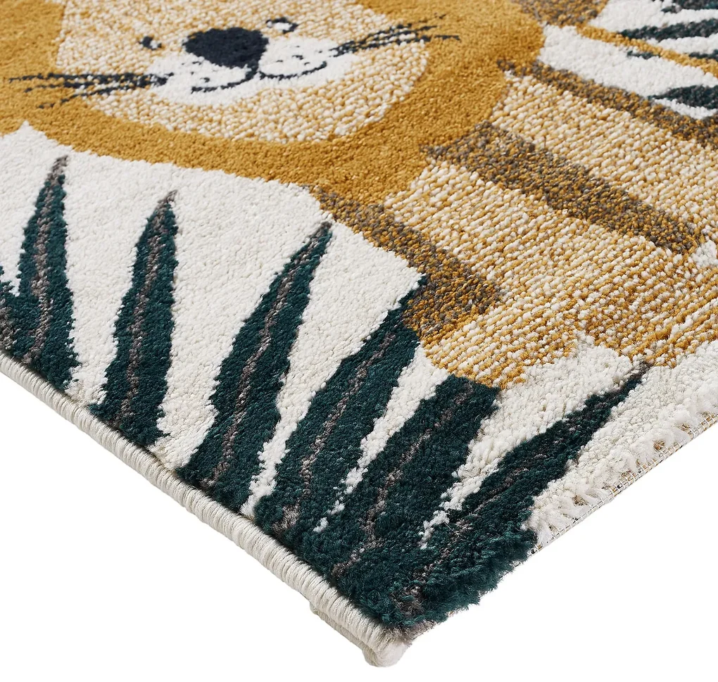 Vloerkleed voor kinderen, met dieren motief, Jetty