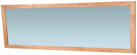 Saniclass Natural Wood spiegel 198x70x1.8cm rechthoek met doorlopend lamel White Oak 2326WO
