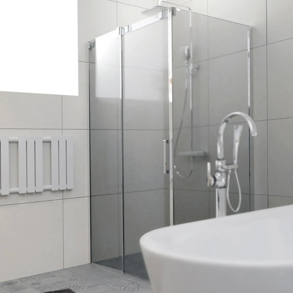 Riho Ocean O203 douchecabine links 140x90cm chroom