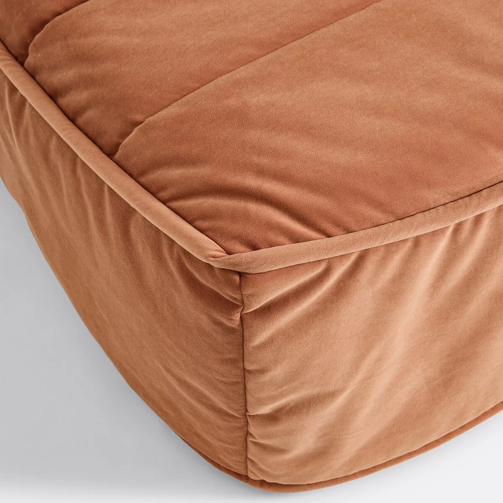 Slaapbank BZ, 1 zits, Standaard 12 cm, fluweel, TRANI