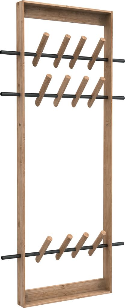 We Do Wood Coat frame - Bamboe kapstok - B53 x H150 x D7 cm- Kapstokken - Muurkapstok - Verticaal - Hal - Scandinavisch design