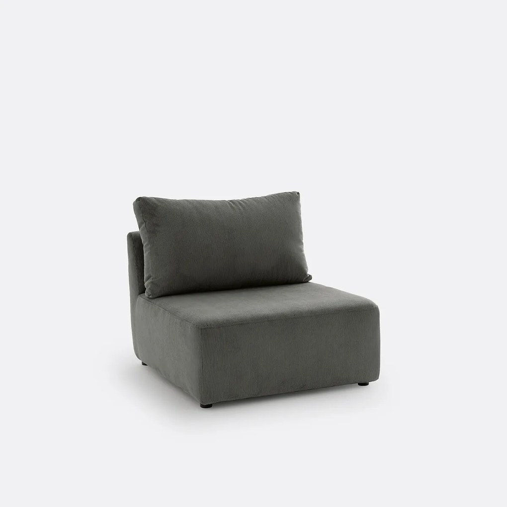 Modulaire bank geribd fluweel, Monica