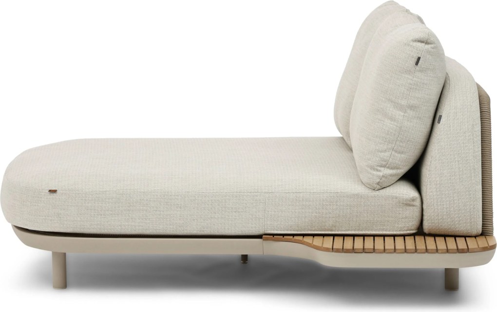 Tuinset 6 personen 220 cm Aluminium Zand/Beige Hartman Alice