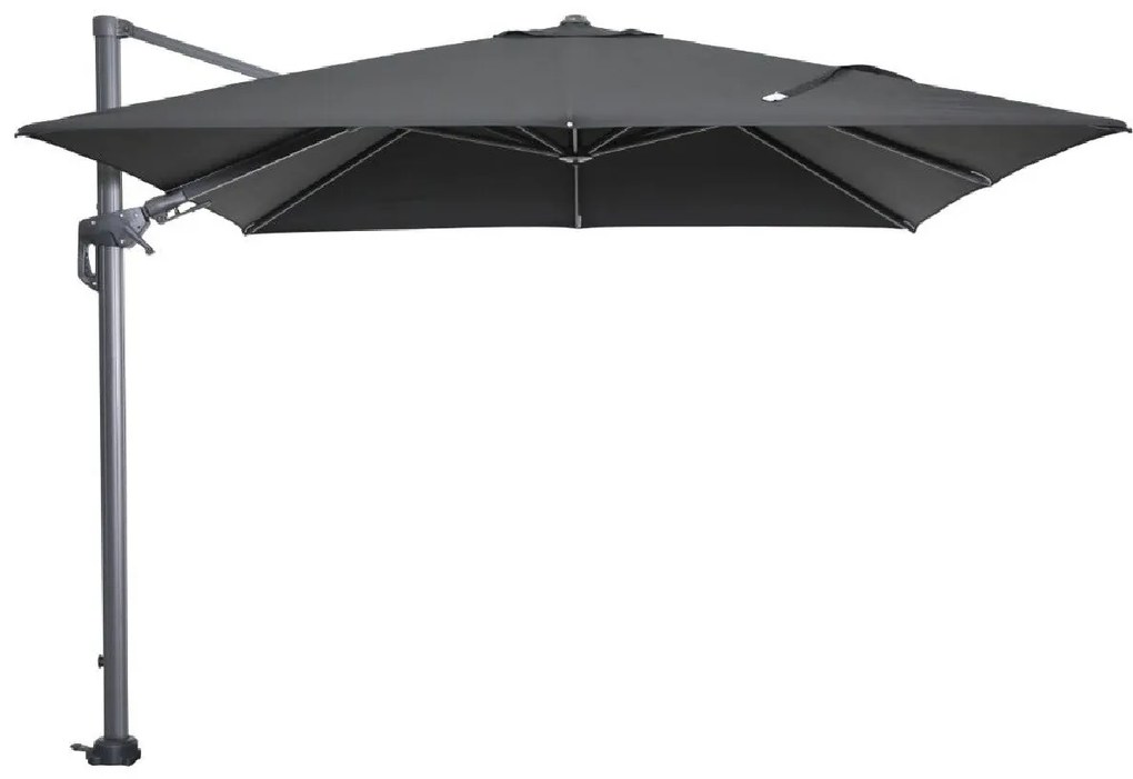 Garden Impressions Hawaii zweefparasol 300x300 cm - frame carbon black - doek zwart