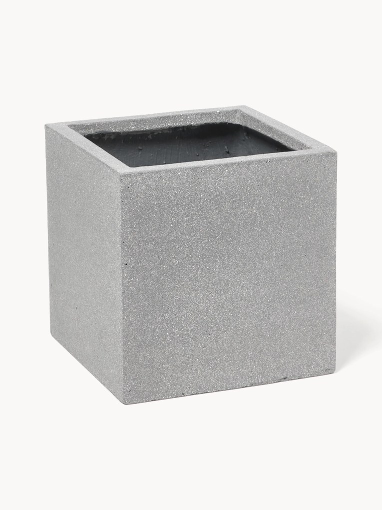 Outdoor plantenpot Tuscany van beton, H 30 cm