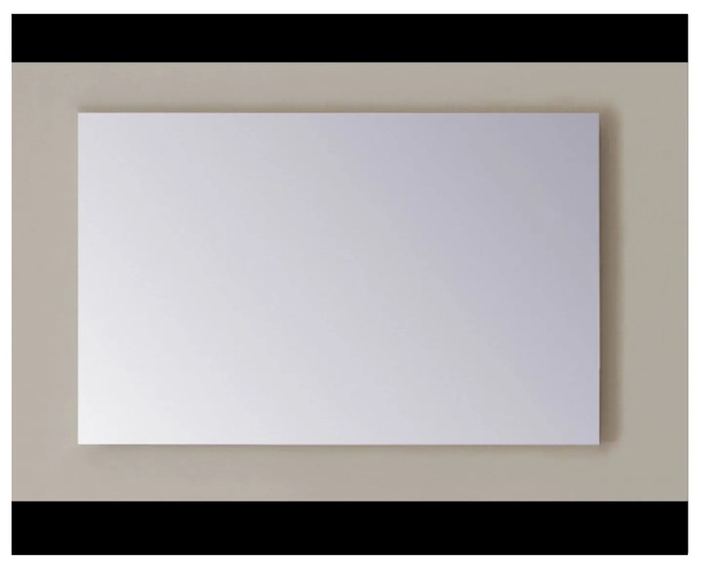 Spiegel Sanicare Q-mirrors Zonder Omlijsting 60 x 100 cm PP Geslepen
