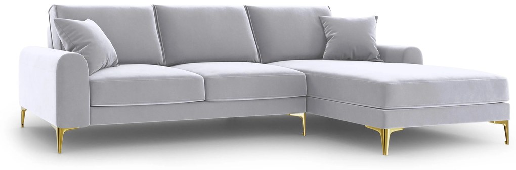 4.5-zitshoekbank Madara rechts velvet | Mazzini Sofas