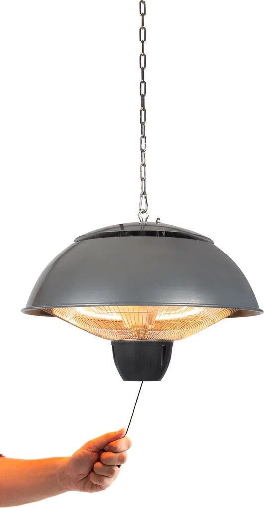 Practo Garden kratos Staal - Elektrische terrasverwarmer - 41x41x33cm