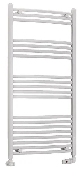 Eastbrook Wendover gebogen handdoekradiator 60x120cm 527W wit glans