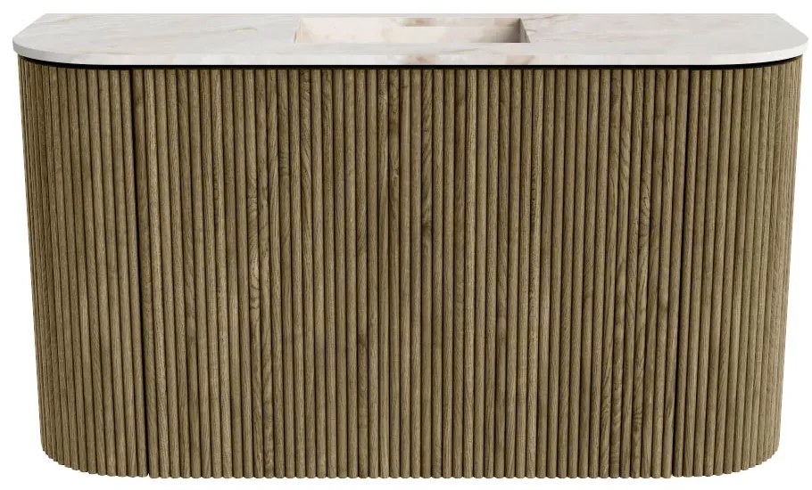 Mondiaz Joya DLux 75cm toiletmeubel ronding links/rechts dusk met wastafel faye midden zonder kraangat frappe