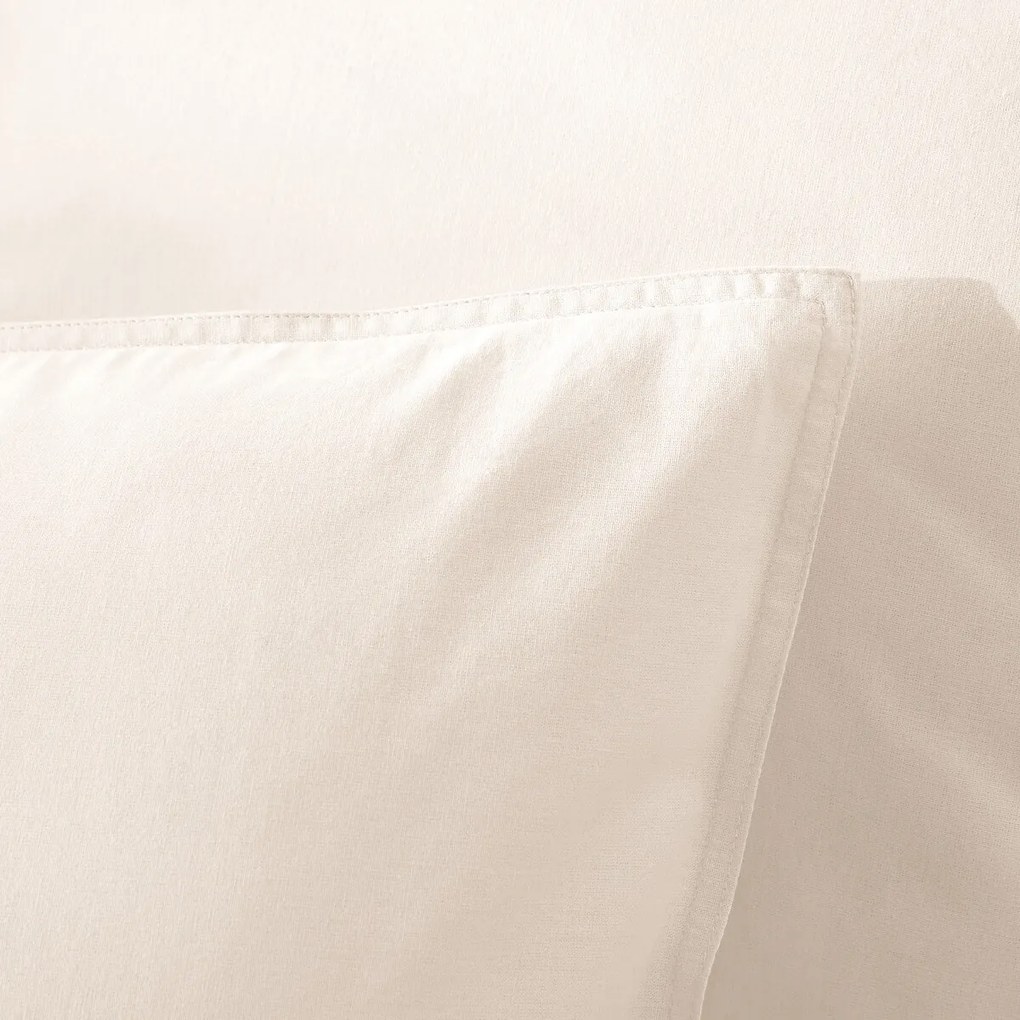 Effen kussensloop in gewassen katoen, Scenario