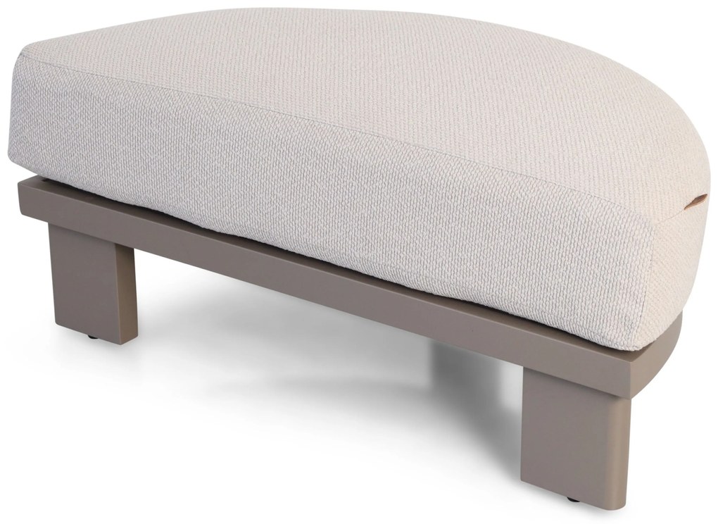 Loungeset tuin 6 personen Aluminium Taupe Santika Furniture Santika