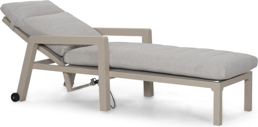 Lifestyle Garden Furniture Evora Ligbed Verstelbaar Aluminium Zand/Beige