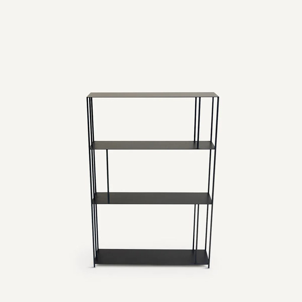 Metalen boekenrek H117 cm, Parallel XS slim