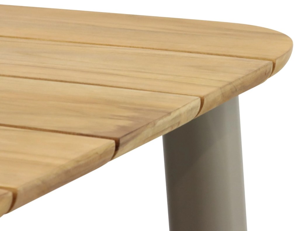 Hoek loungeset 5 personen Rope Taupe  Santika Furniture Santika