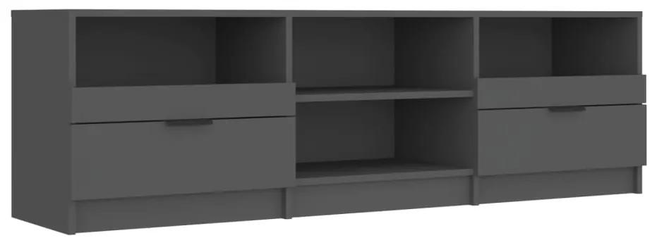 vidaXL Tv-meubel 150x33,5x45 cm bewerkt hout zwart