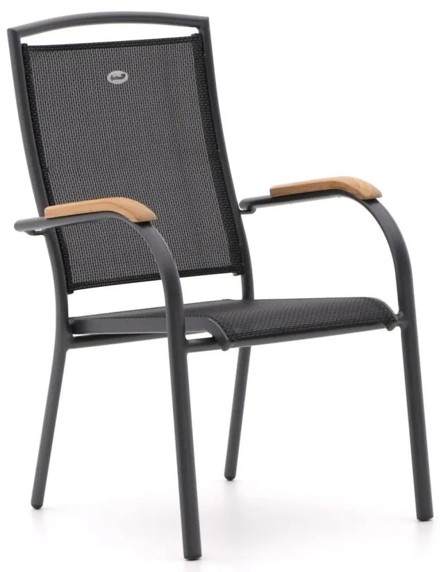 + 10% kassakorting | Dining tuinstoel | Hartman Raffaelo | Textileen | Grijs | Stapelbaar | Kees Smit Tuinmeubelen