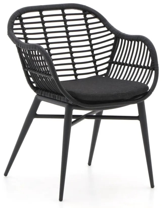 + 10% kassakorting | Dining tuinstoel | Intenso  Azora | Wicker (vlechtwerk) | Zwart | Kees Smit Tuinmeubelen