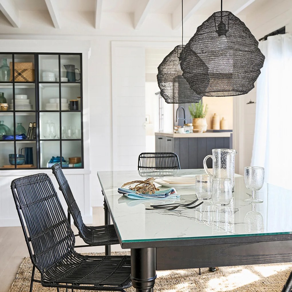Hanglamp in ijzergaasØ40 cm, Mita
